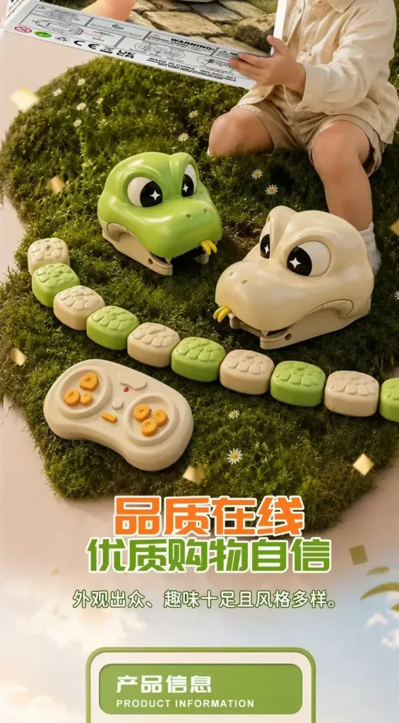 Remote-Control Magnetic Snake Battle Toy detail image 8