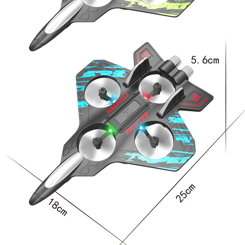 Foam Stunt RC Quadcopter Plane detail image 22